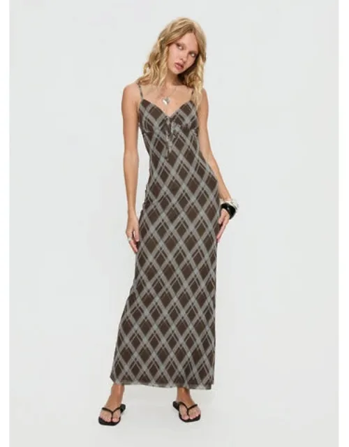 Idaline V Neck Maxi Dress