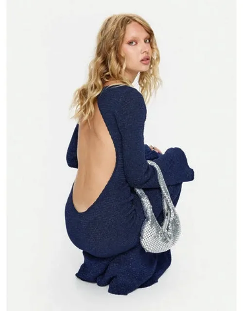 Rhapsody Long Sleeve Knit Maxi Dress