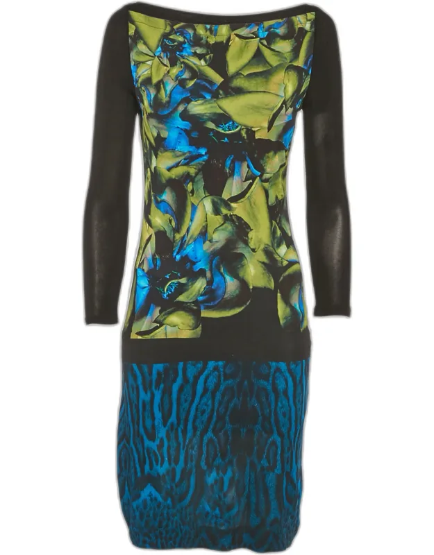 Printed Jersey Mini Dress