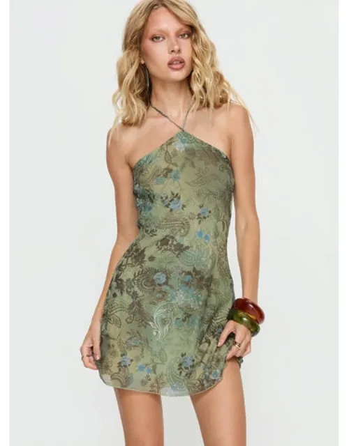 Lanaia Halter Mini Dress