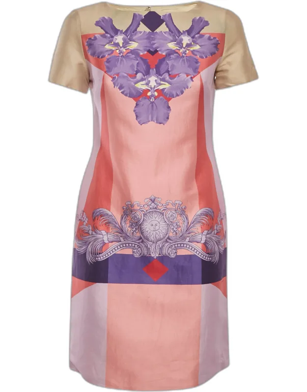 Printed Cotton Sheath Dress