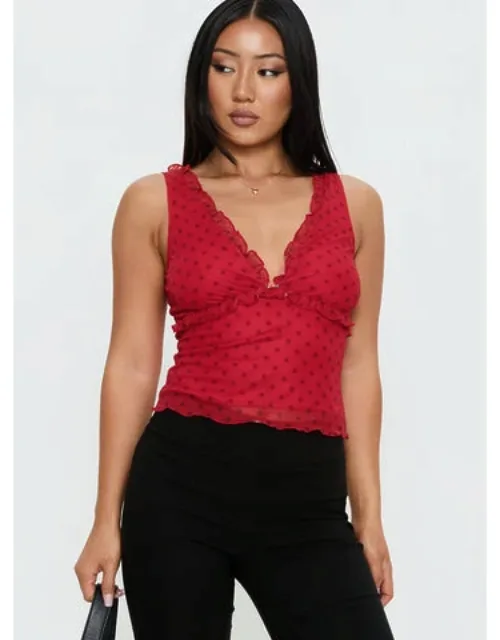 Frill Detail Top