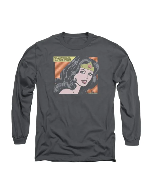 Wonder Woman She Persisted Long Sleeve Tee