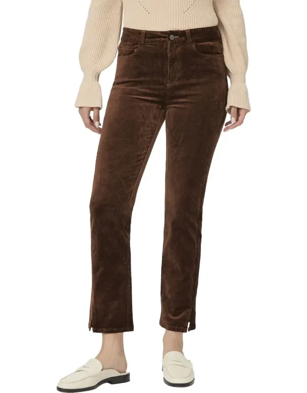 Cindy Twisted Seam Slit Jean