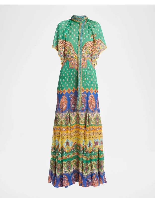 Paisley Maxi Dress