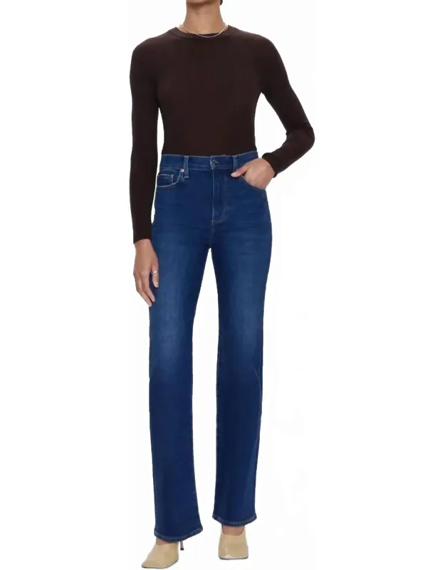 Evie High Rise Slim Bootcut Jeans