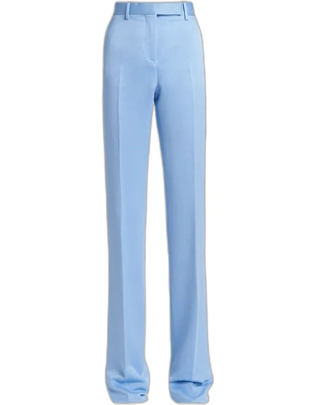 Cotton Velvet Straight-leg Pants