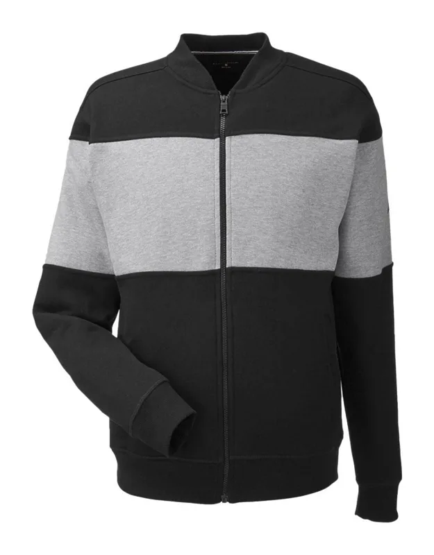 Anchor Fleece Colorblocked Bomber Jacket