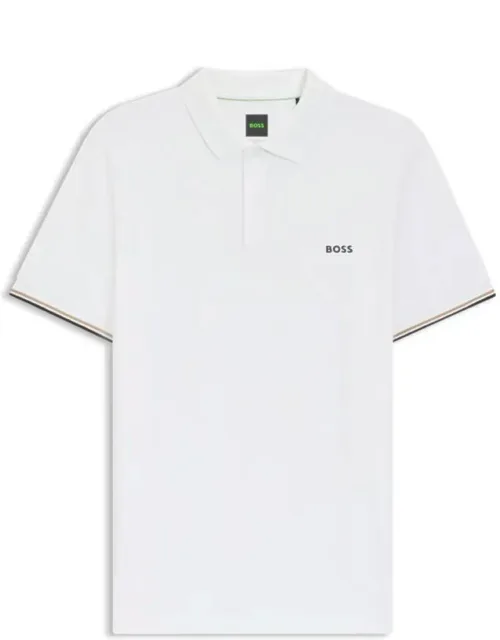 Bodymap-detail Polo Shirt With Quick-dry Performance