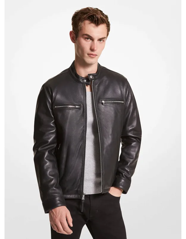 Leather Moto Jacket