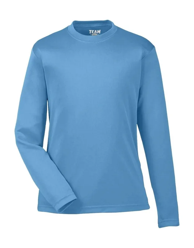 Team 365 Youth Zone Performance Long Sleeve T-shirt With Moisture-management And Uv 40+ Protection
