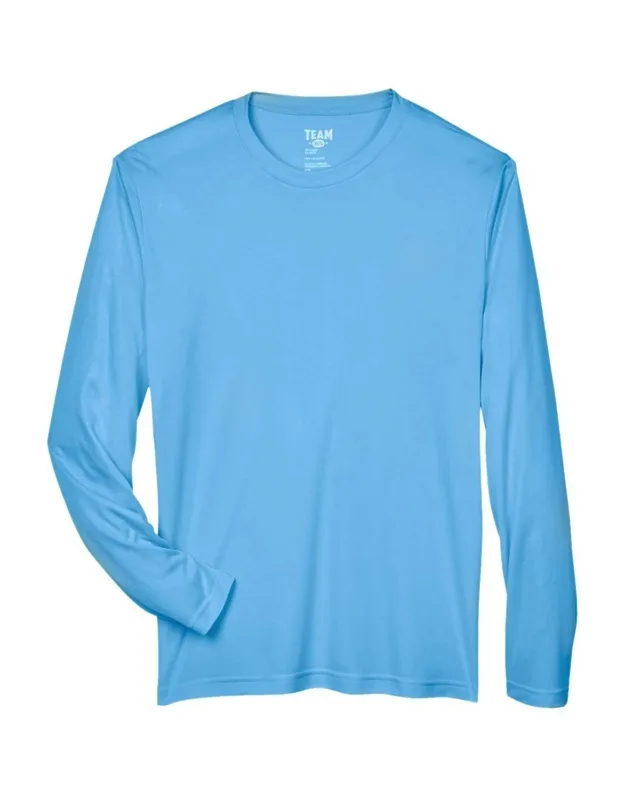 Team 365 Zone Performance Long Sleeve T-shirt With Moisture Management And Uv 40+ Protection