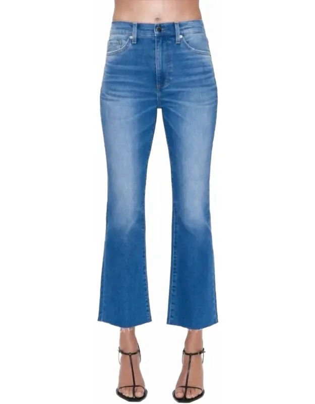 Lennon High Rise Crop Boot Jeans