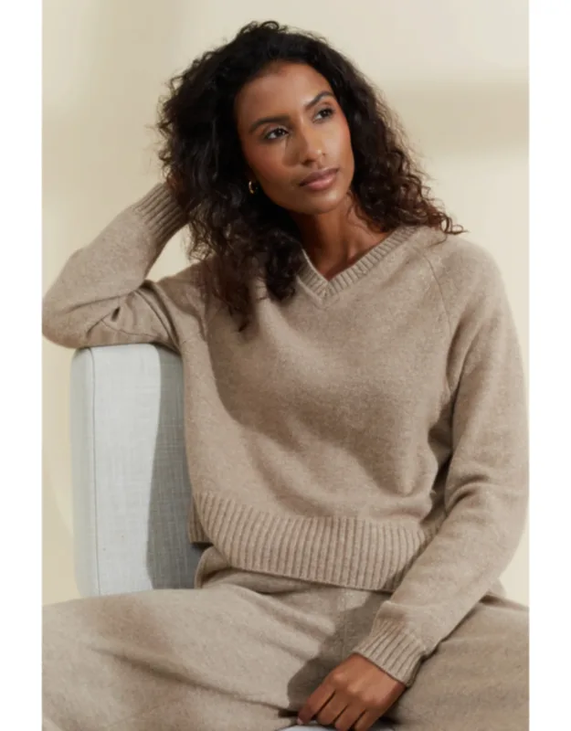 Pure Cashmere V-neck Sweater