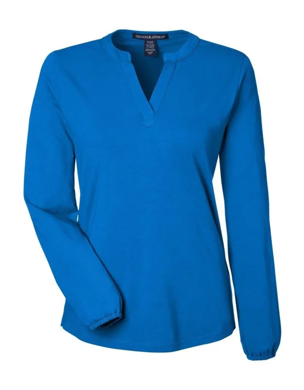 Raleigh Half-placket Knit Top