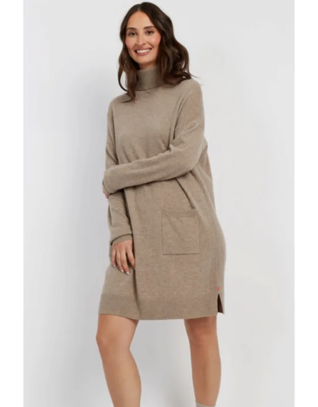 Wool-cashmere Mini Rollneck Dress