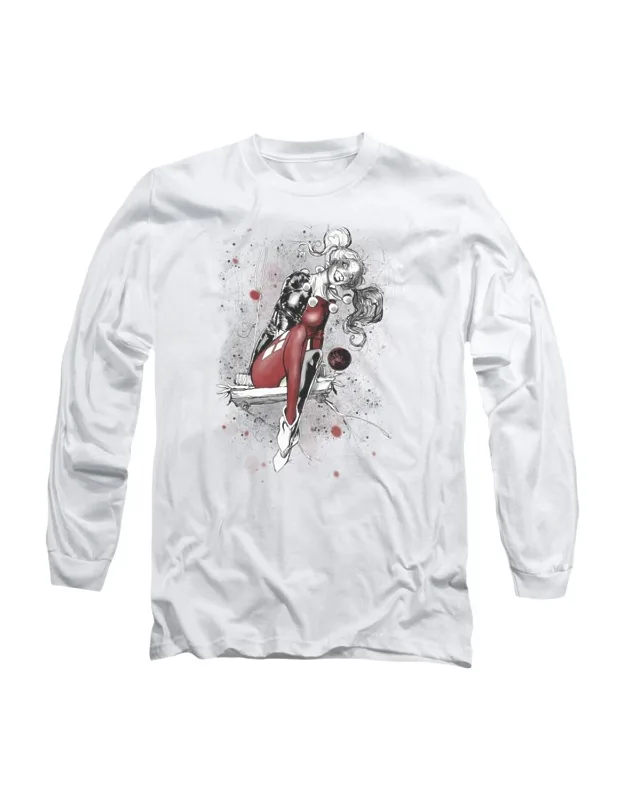 Justice League Of America Harley Sketch Long Sleeve Tee