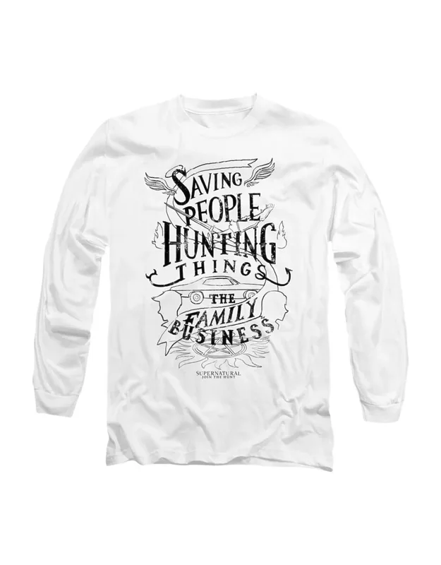 Supernatural Family Business Long Sleeve Tee