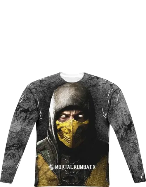Mortal Kombat X Finish Him Long Sleeve Tee