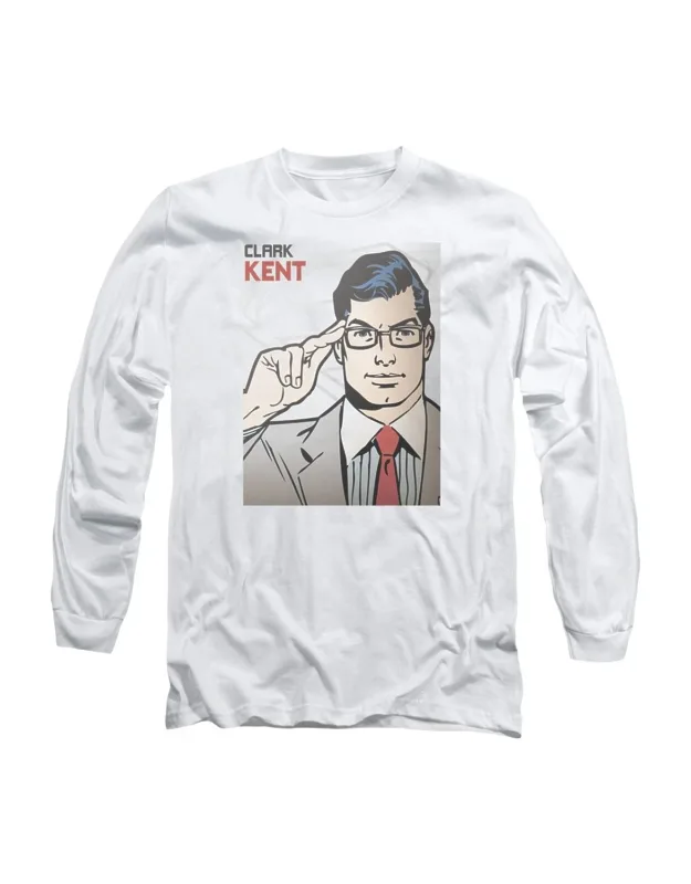 Superman Clark Kent Cover Long Sleeve T-shirt