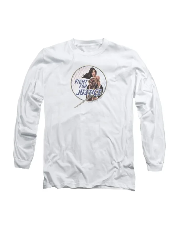 Wonder Woman Movie Fight For Justice Long Sleeve Tee