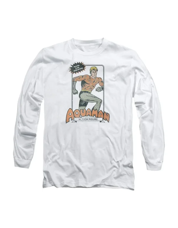 Dc Comics Action Figure Long Sleeve Tee