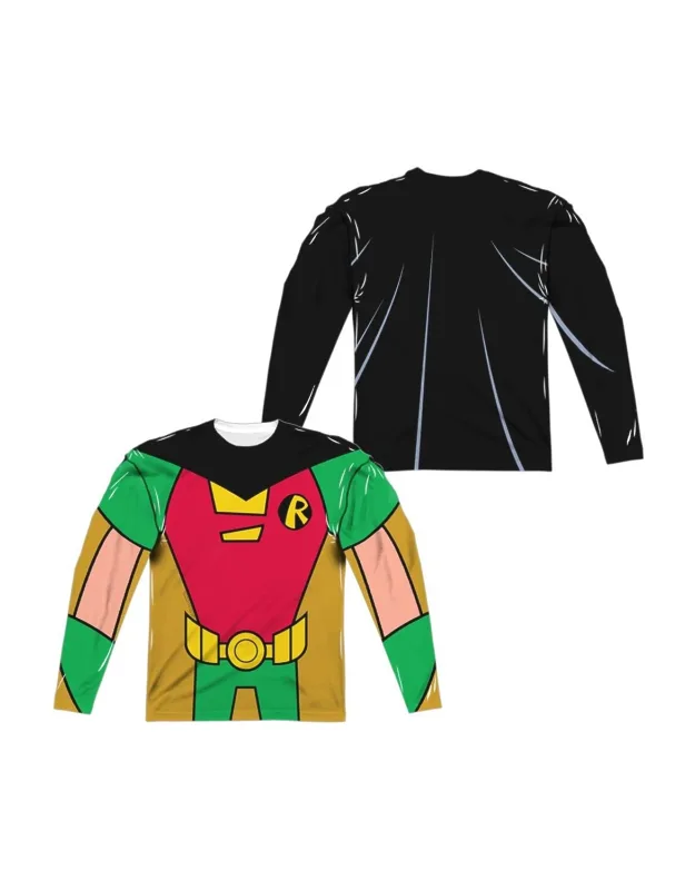 Teen Titans Go Robin Uniform Long Sleeve Tee