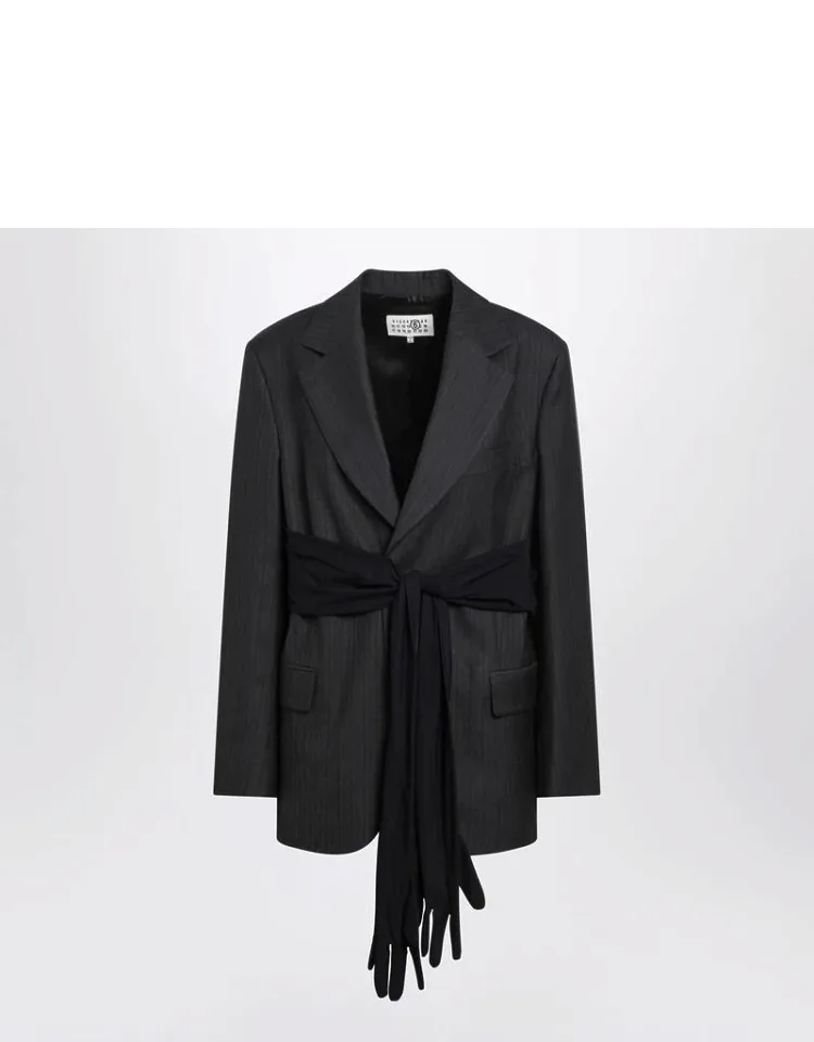 Wool-blend Jacket With Gloves