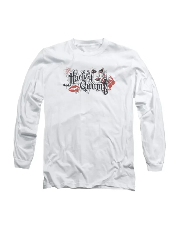 Batman Arkham Knight Lips Long Sleeve Tee