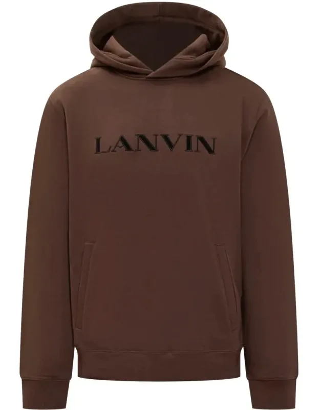 Hoodie With Embroidered Logo