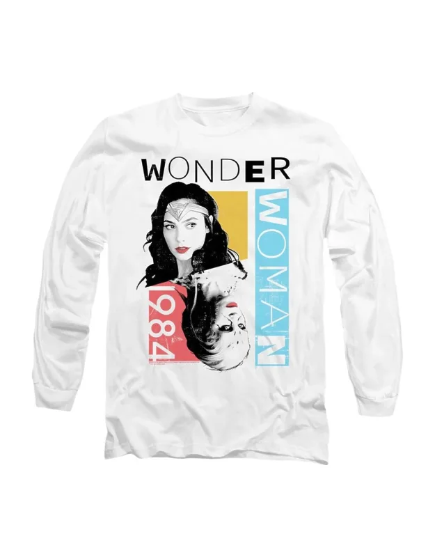 Wonder Woman 84 Color Blocks Long Sleeve Tee