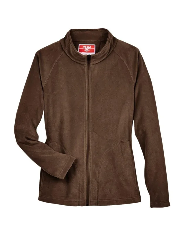 Team 365 Campus Microfleece Jacket With Anti-pill Finish And Center Front Zipper