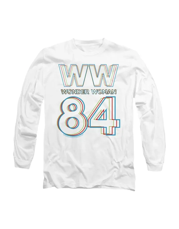Wonder Woman 84 3d Hype Logo Long Sleeve Tee