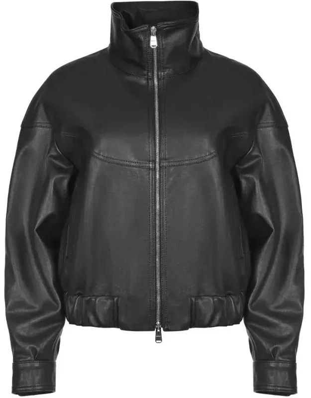Jacket With High Collar And Double-slider Zip