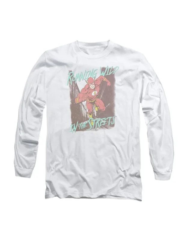 Justice League Of America Running Wild Long Sleeve Tee