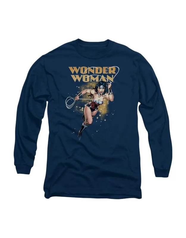 Justice League Of America Star Lasso Long Sleeve Tee