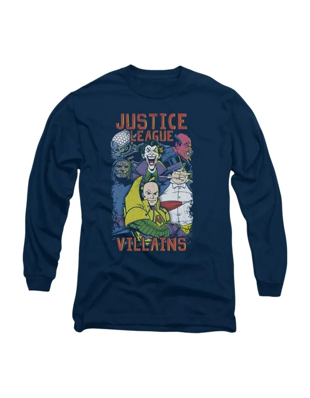 Justice League Of America Villains Long Sleeve Tee