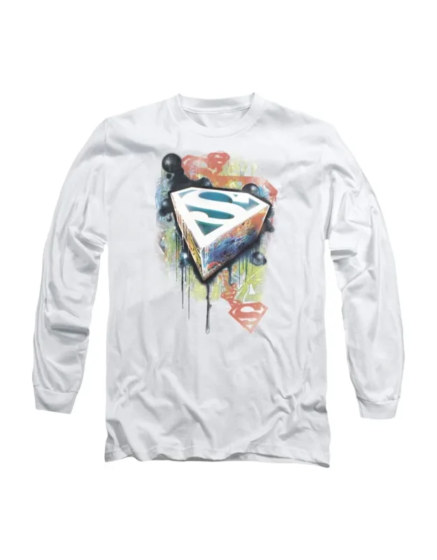 Superman Urban Shields Long Sleeve Tee
