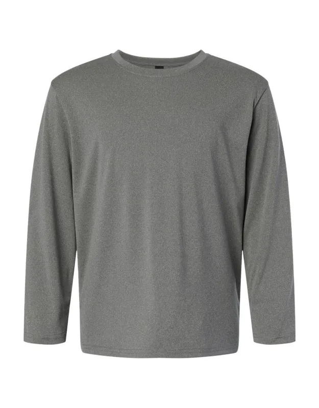 Pro-lock Youth Performance Long Sleeve T-shirt With Moisture Management And Upf 50