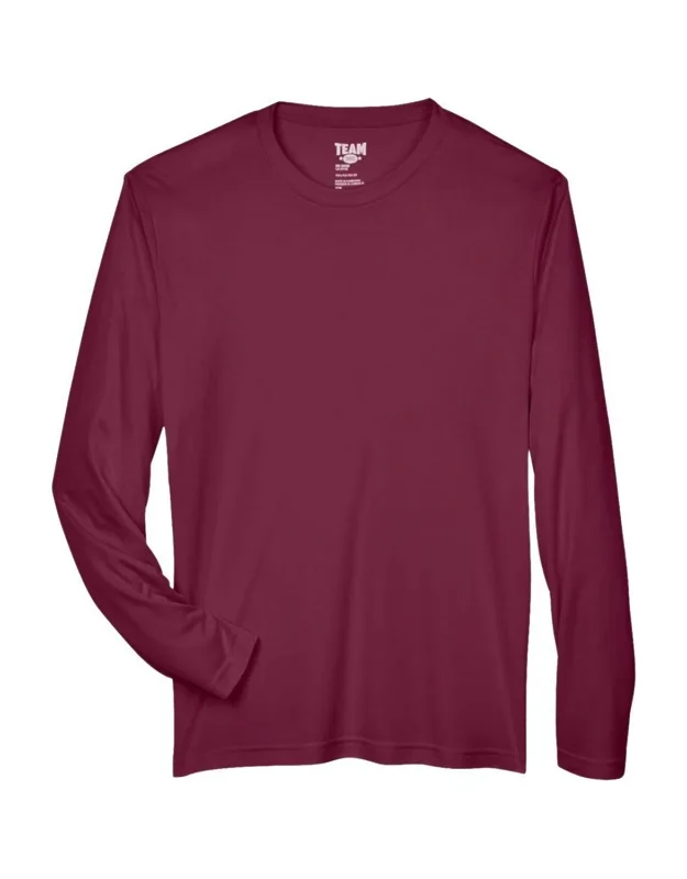 Team 365 Zone Performance Long Sleeve T-shirt With Moisture Management And Uv Protection