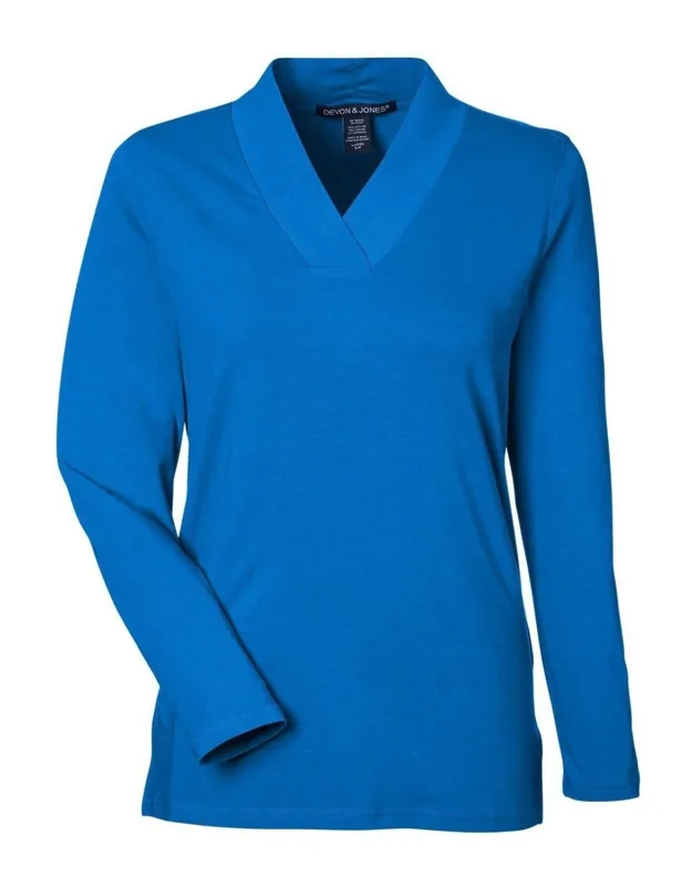 Raleigh Shawl Collar Knit Top
