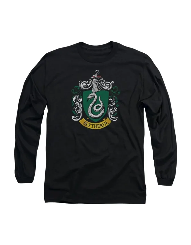 Slytherin Crest Long Sleeve Tee