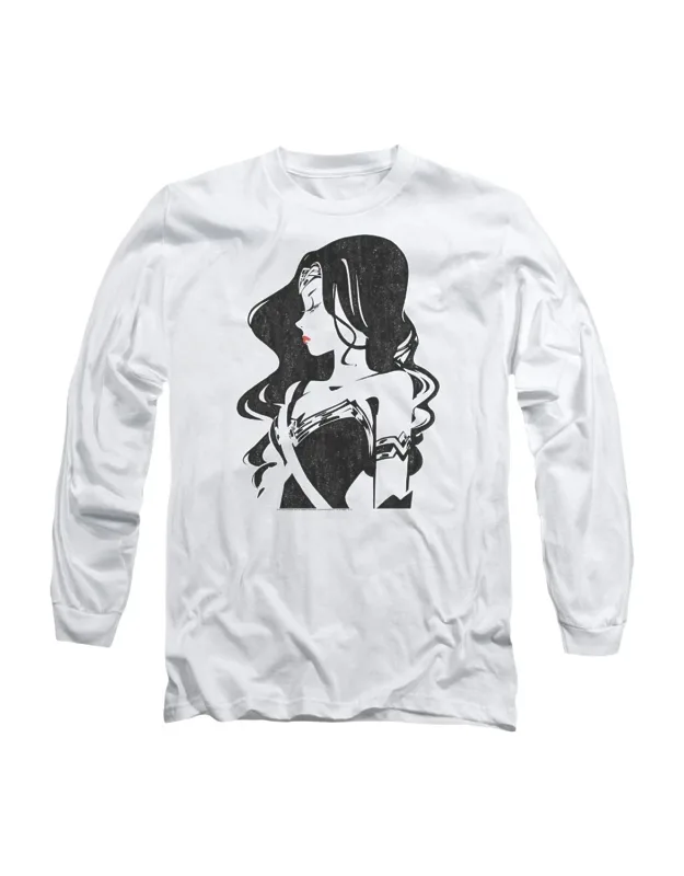 Justice League Movie Profile Long Sleeve Tee