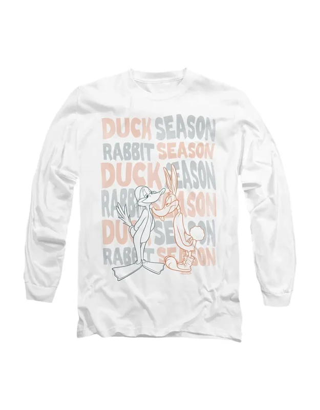 Looney Tunes Duck Season Rabbit Season Long Sleeve Tee
