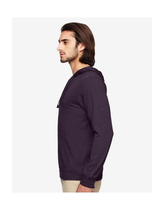 Eco Jersey Pullover Hooded Long Sleeve T-shirt