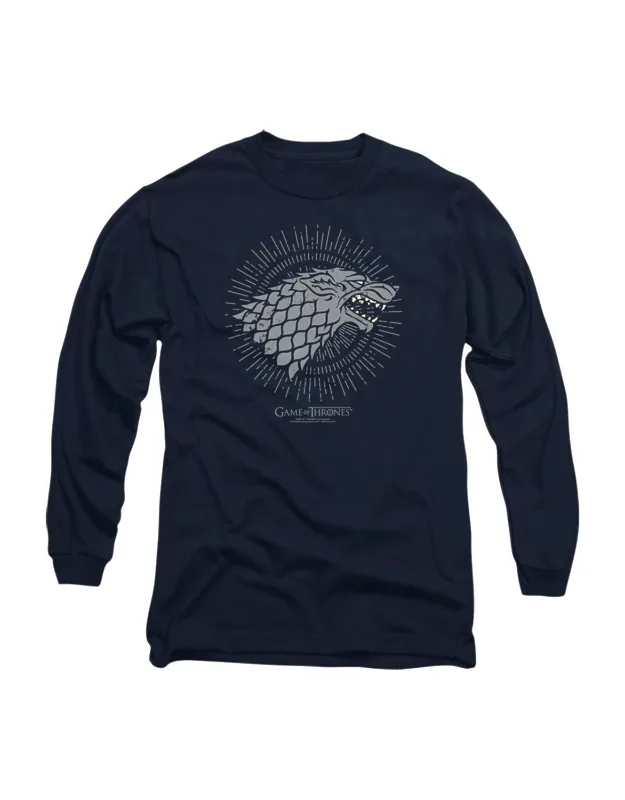 Game Of Thrones Stark Burst Sigils Long Sleeve Tee