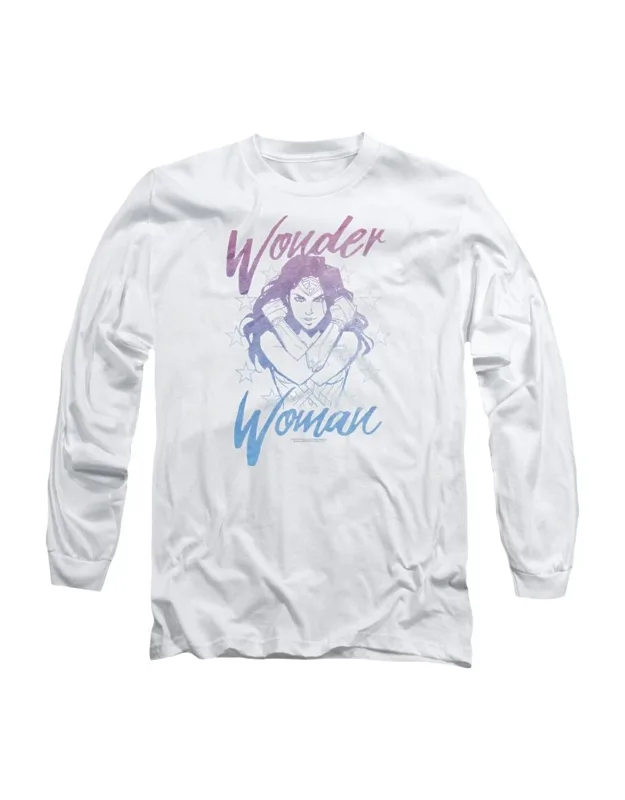 Wonder Woman Movie Retro Stance Long Sleeve Tee