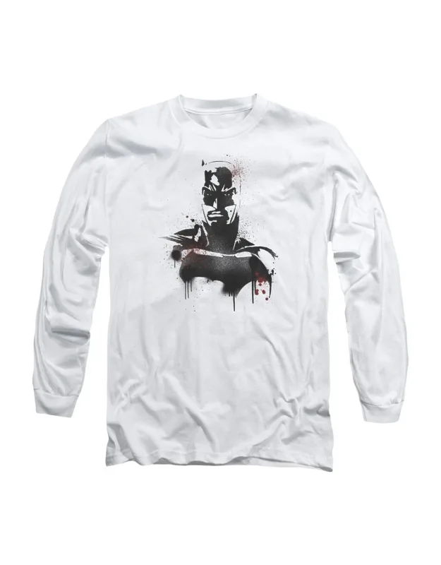 Batman V Superman Spray Long Sleeve Tee