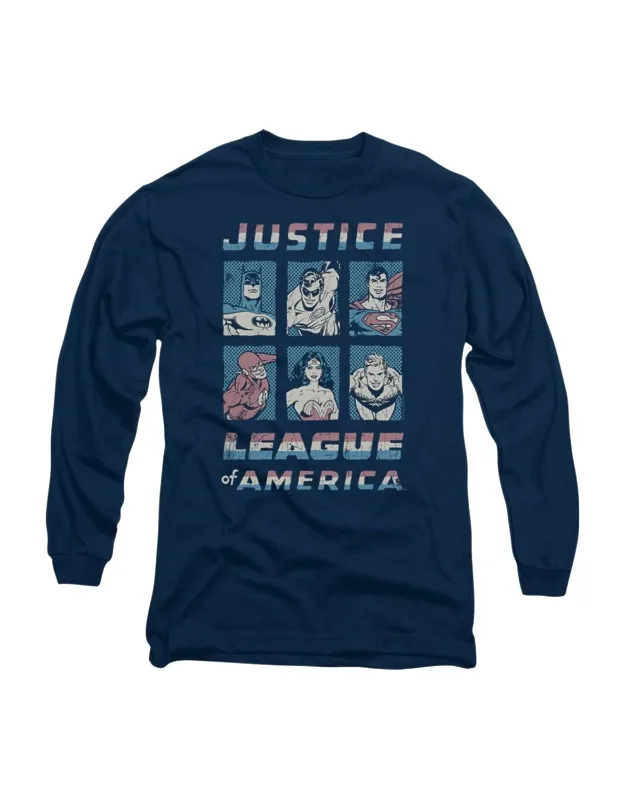 Justice League Of America Long Sleeve Tee