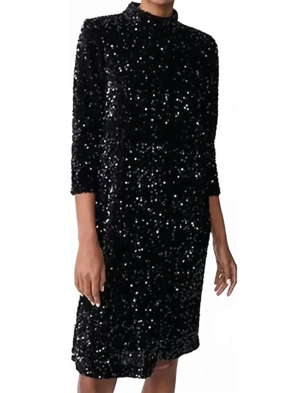 Sequin Shift Dress